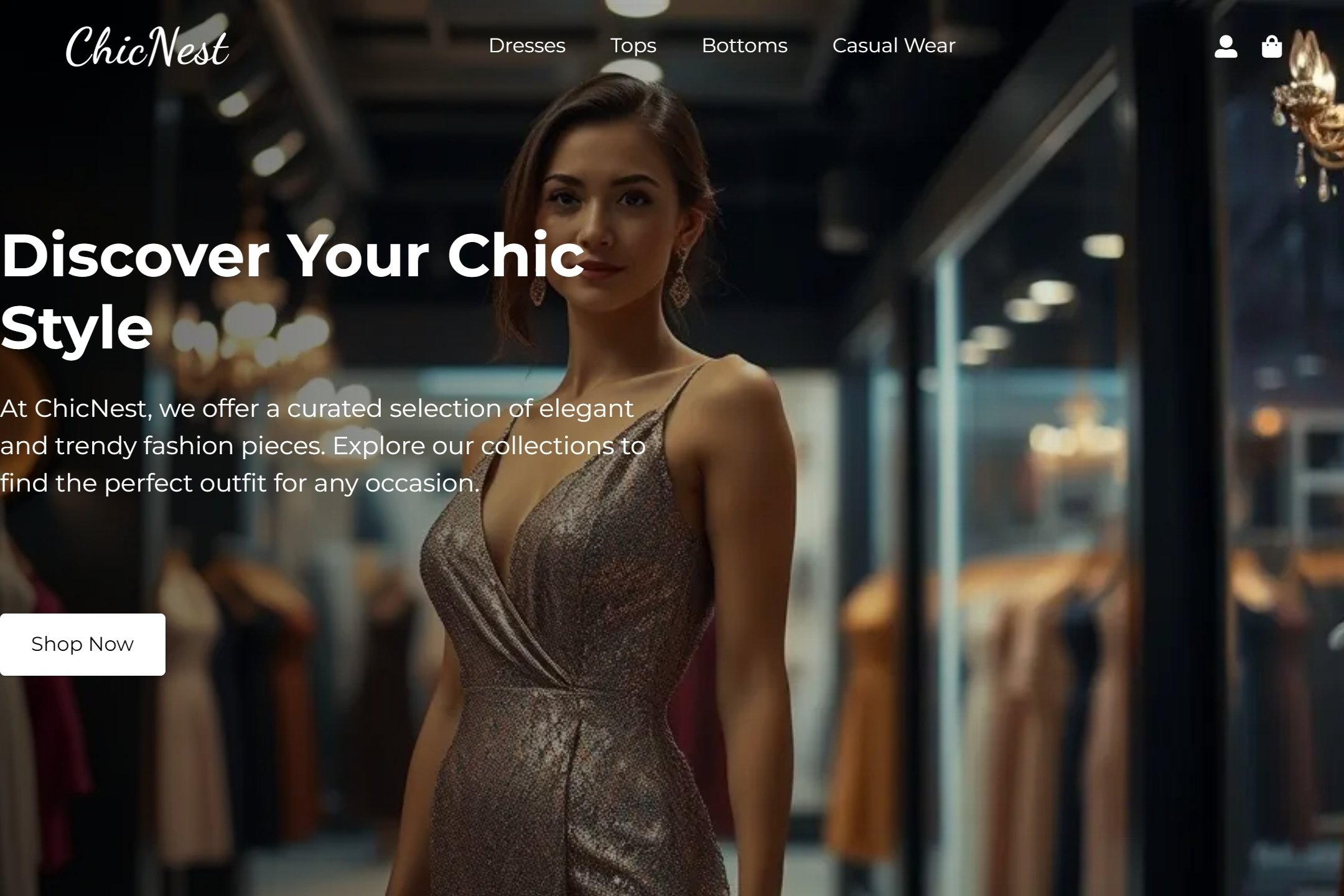 Women’s boutique website template