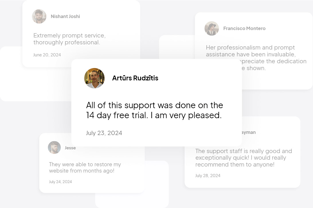 Exclusive VIP support, anytime you need it.