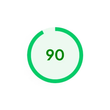 Banner showcasing a business website example