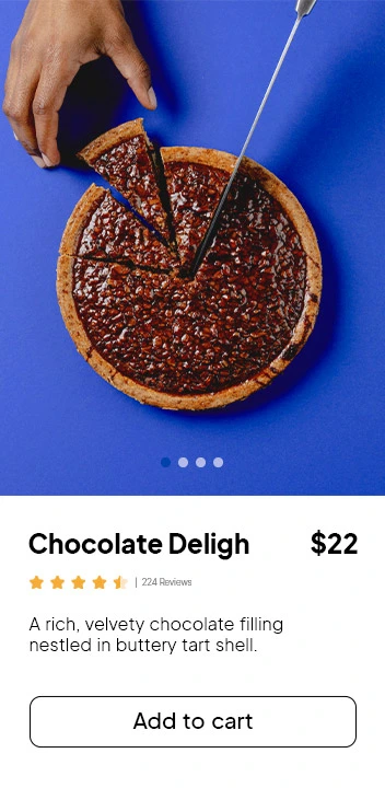 Banner showcasing a business website example