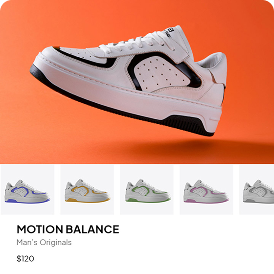 Banner showcasing a business website example